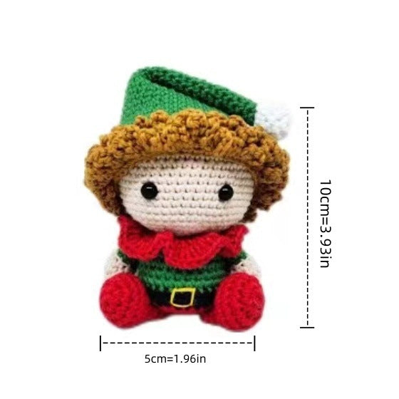 Christmas doll DIY wool doll hand-woven material package